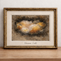 Framed abstract art by Vincenzo Conti