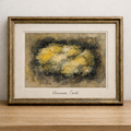 Vincenzo Conti abstract in textured gold frame